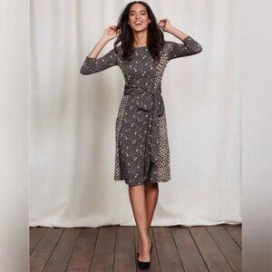 Boden Anna Hopscotch Tie Waist Dress, Size 8